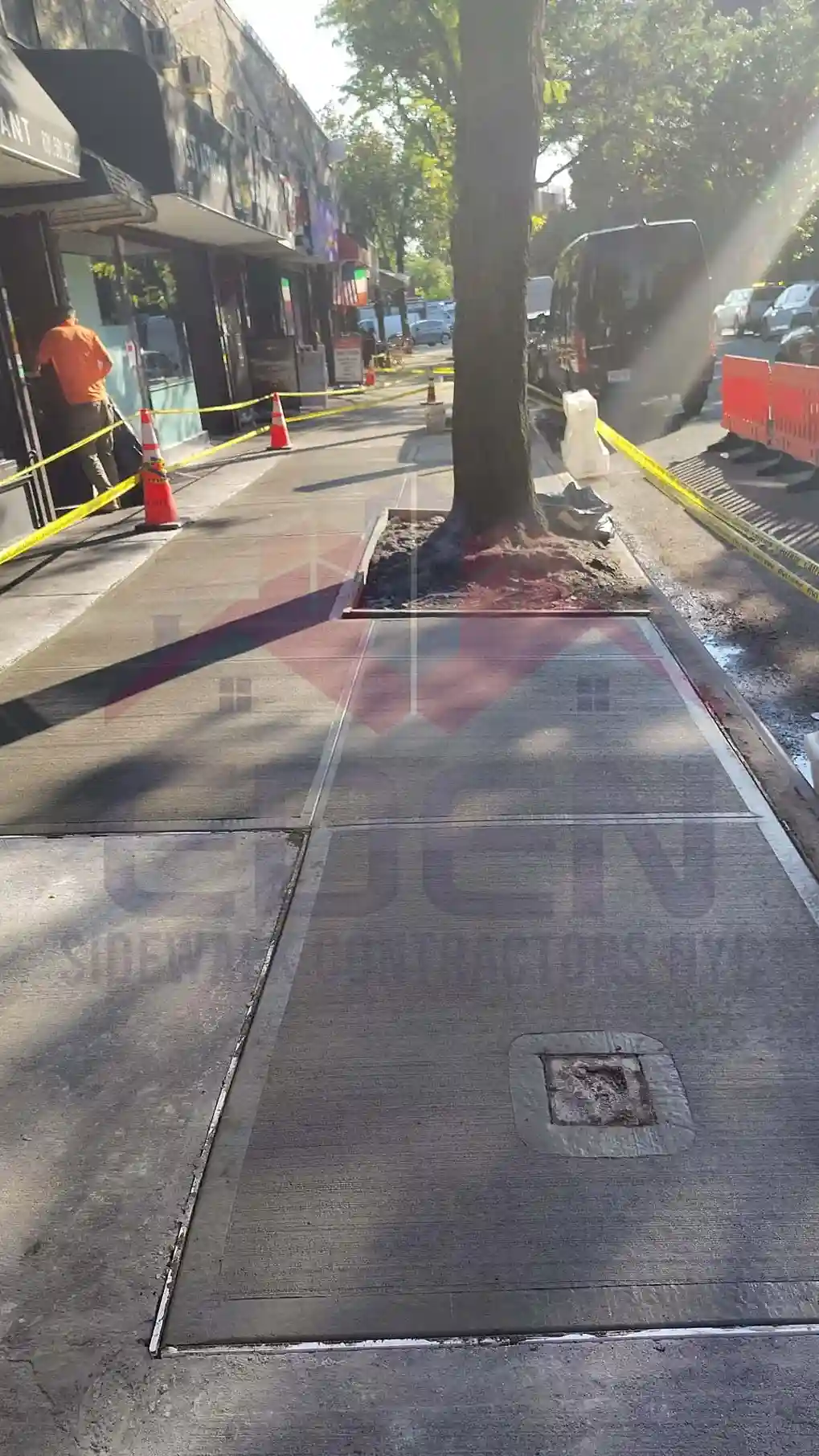 reasons of concrete sidewalk breakage